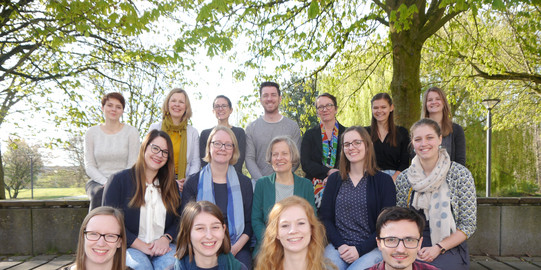 Teamfoto des Fachgebiets Sehen, Sehbeeinträchtigung und Blindheit