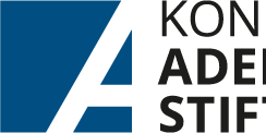 Logo der Konrad Adenauer Stiftung: links großes A in weiß mit blauem Hintergrund, rechts in Großbuchstaben der Name der Stiftung